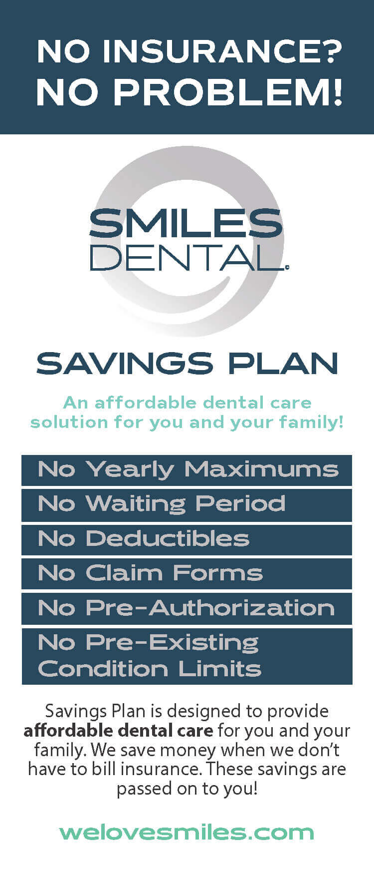 Dental Savings Plan brocure